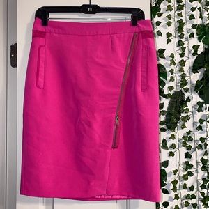 Pink Pencil Skirt with zipper